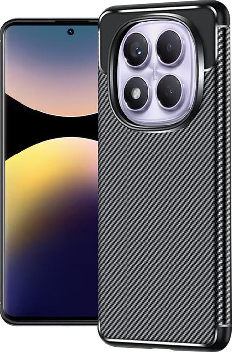 Produktbild Techsuit - CarbonFiber - Xiaomi Redmi Note 14 Pro 4G / Poco F7 - Black (Xiaomi Redmi Note 14 Pro)