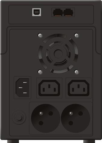 Actual product image Powerwalker Power Walker UPS Line-Interactive 2200VA 2x 230V EU,2x IEC C13,RJ11/RJ45,USB,LCD (VI 2200 LCD) (2200 VA, 1200 W, Line-interactive UPS)