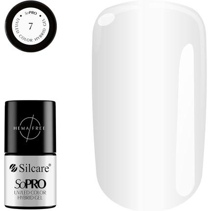 Image du produit Silcare Gel hybride SILCARE SoPro lakier hybrydowy 007 7g (Blanc cassé, Vernis à ongles effet gel)