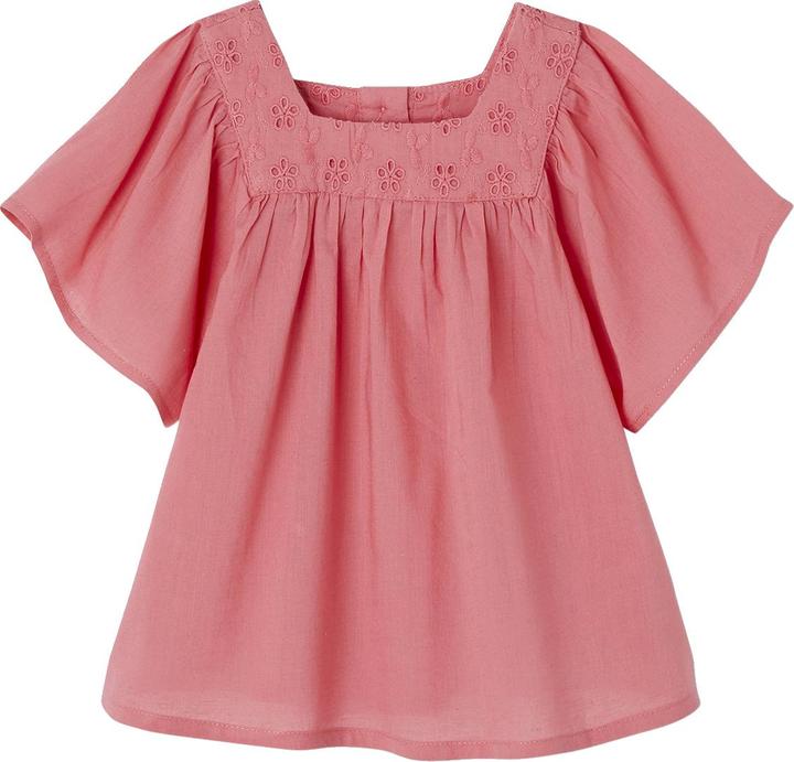 Image du produit Vertbaudet Blouse bébé avec broderie ajourée (98)