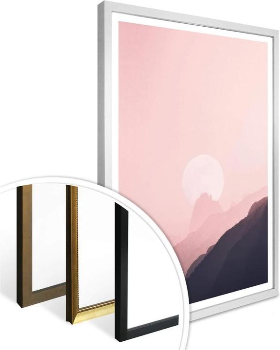 Image du produit Trenddeko Lever de soleil rose (60 x 80 cm)