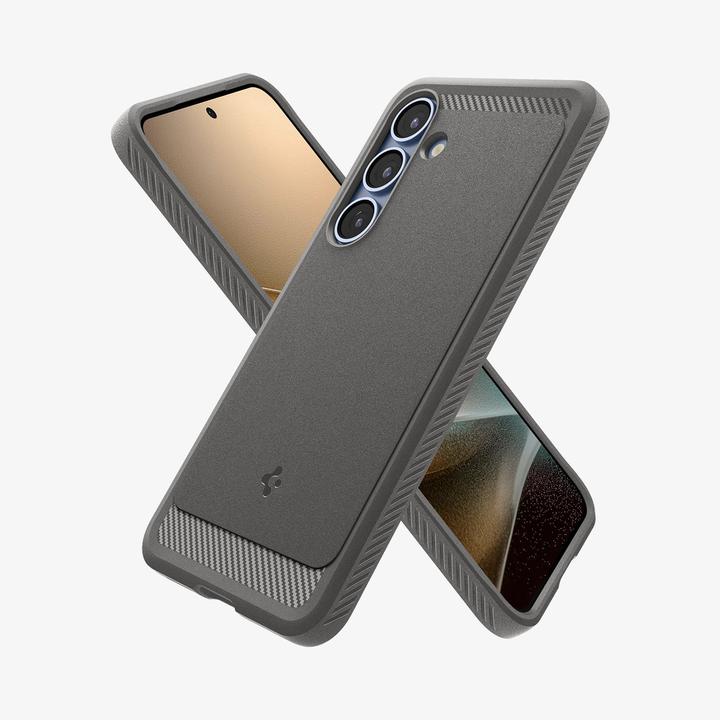 Image du produit Spigen Rugged Armor Mag MagSafe Hülle für Samsung Galaxy S25 – grau (Samsung Galaxy S25)