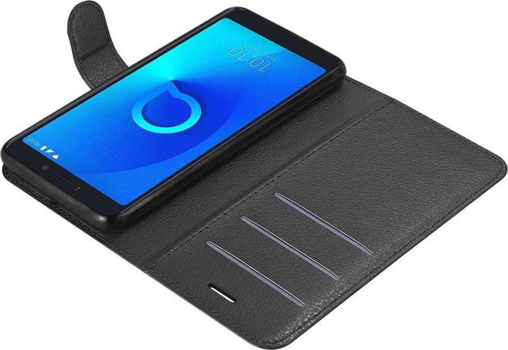 Actual product image Cadorabo Book with stand function cover (Alcatel 3C)