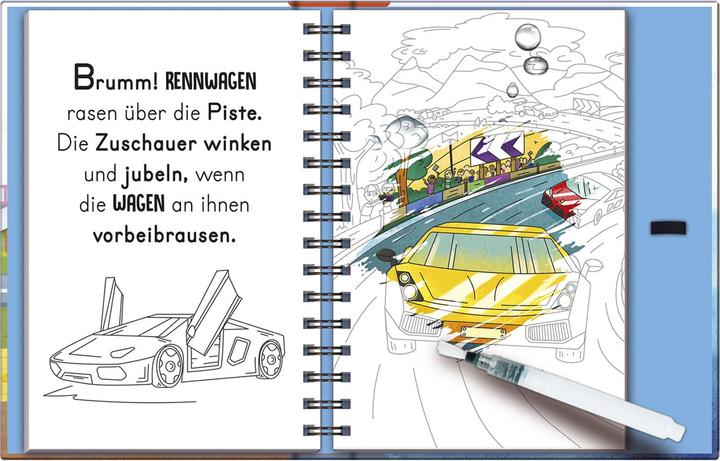 Actual product image Magic Water Colouring - Vehicles