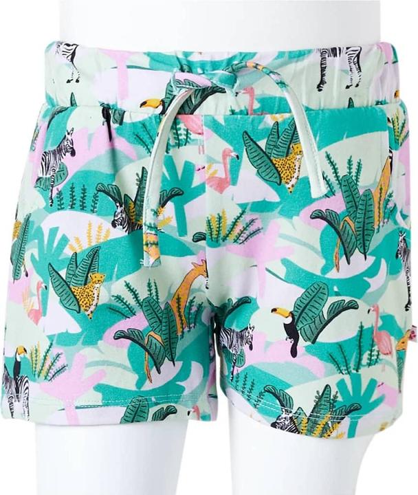 Produktbild VidaXL Kindershorts mit Kordelzug Helles Minzgrün 140,Material (140)