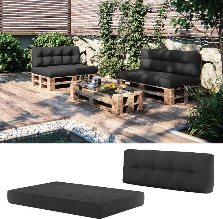 Immagine prodotto Vicco Palettenkissen Set (120 x 80 x 15 cm, 120 x 40 x 20 cm)