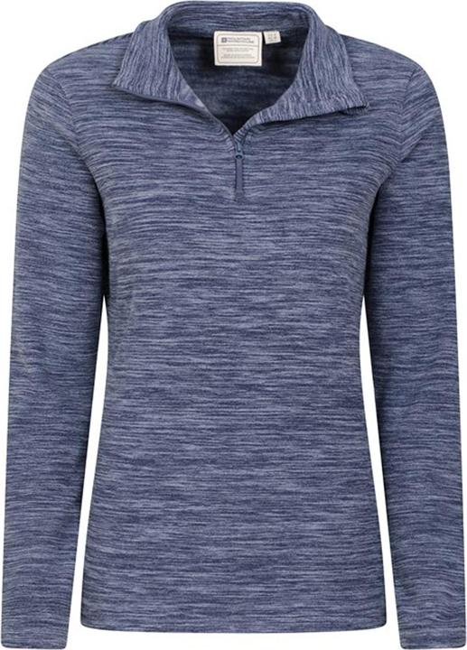 Actual product image Mountain Warehouse Womens/Ladies Snowdon Melange Fleece Top (50 D)