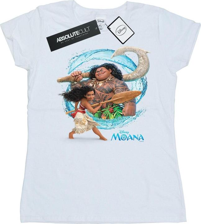 Disney Moana And Maui Wave TShirt (XXL)