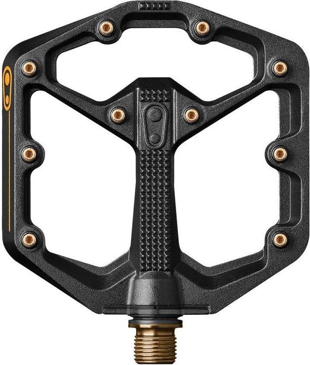 Crankbrothers Pedal Body Pedalkörper, Stamp V1, Level 7+11, small, rechts, black/gold