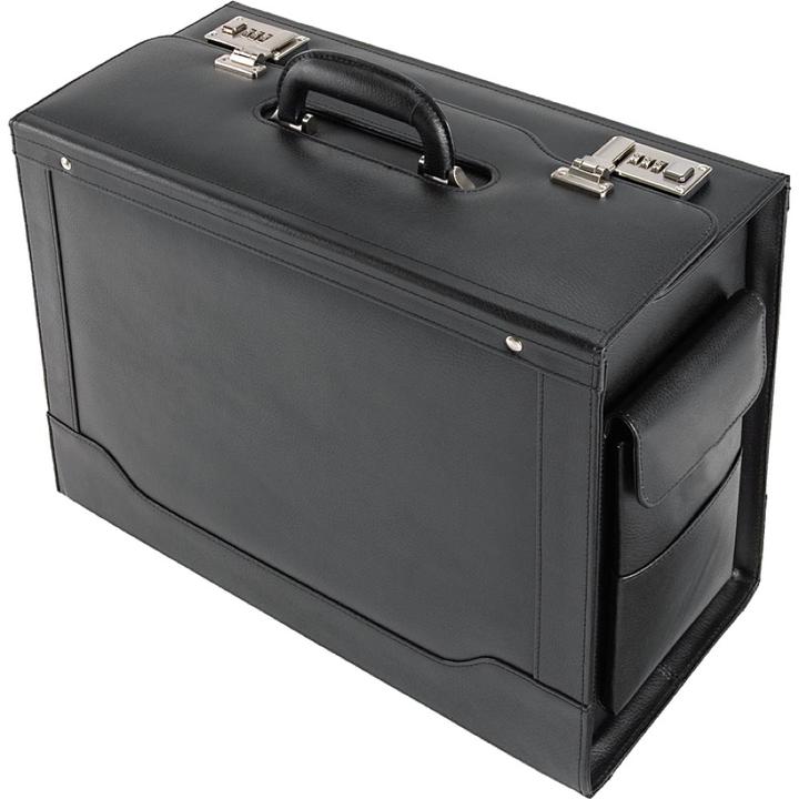 Alassio Pilotenkoffer ANCONA Pilot Case ANCONA schwarz black (30 l, Handgepäck (bis 50l))