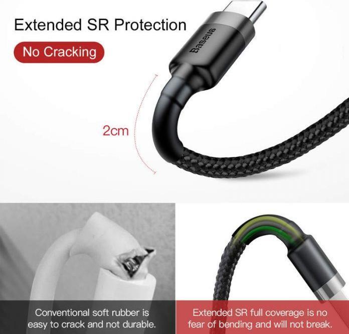 Produktbild Baseus USB A – USB C (1 m, USB 2.0)