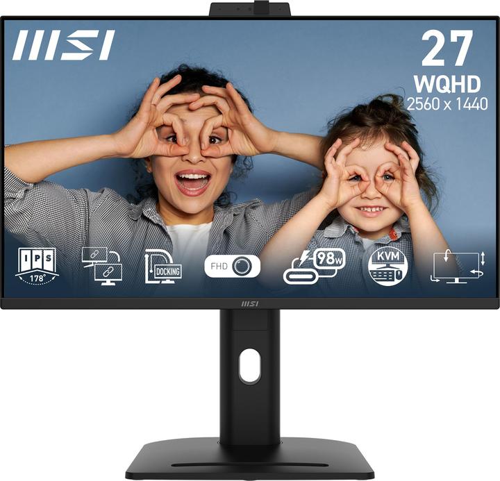 MSI PRO MP275QPDG ÉCRAN PLAT DE PC 68,6 CM (27) 2560 X 1440 PIXELS WIDE QUAD HD LCD NOIR (2560 x 1440 Pixel, 27")
