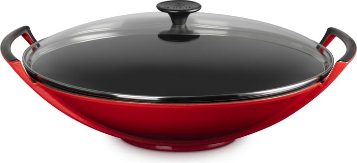 Le Creuset Wok (36 cm, Wok Pfanne, Gusseisen)