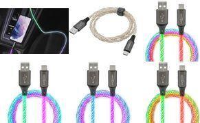 Image du produit Ansmann Câble USB-A / USB-C avec éclairage LED 100cm 1700-0158 (1 m, USB 3.0)