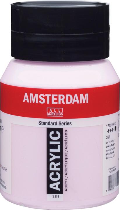 Talens Peinture acrylique Amsterdam 500ml 17723612 rose clair (rose pâle, 500 ml)