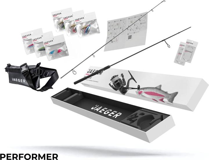 Image du produit Jaeger Trout Go Kit - Combo De Démarrage Pour La Truite (Filature, 210 cm)