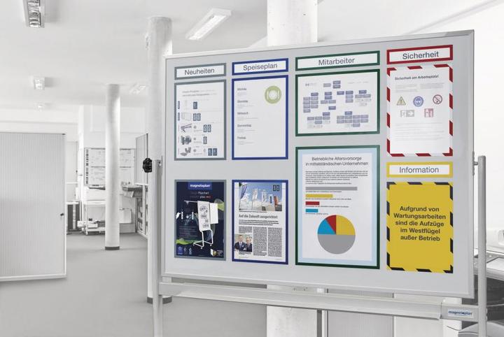 Actual product image Magnetoplan mobile SP whiteboard (90 x 150 cm)