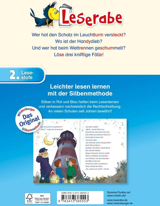 Image du produit Ravensburger Spannende Krimigeschichten zum Mitraten - Leserabe 2. Klasse - Erstlesebuch für Kinder ab 7 Jahren (Allemand, Fabian Lenk, 2019)
