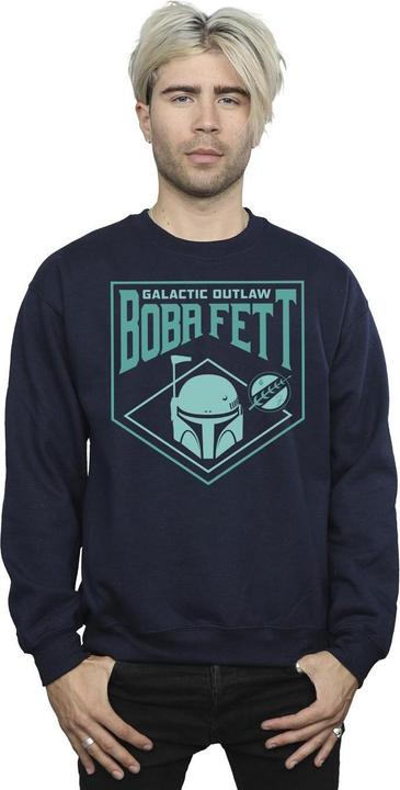 Immagine prodotto Star Wars The Book Of Boba Fett Galactic Helm Chest Felpa Uomo (XL)