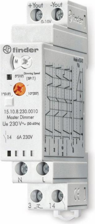 Finder Elektronischer Dimmer, 15.10 15.10.8.230.0010 6 A