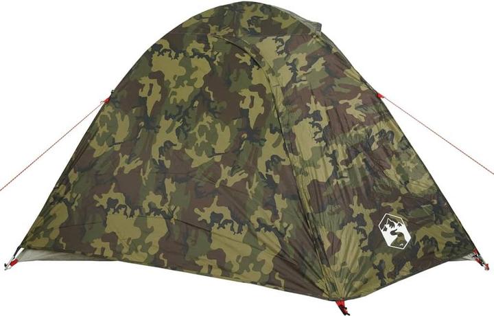 Immagine prodotto VidaXL Tenda da campeggio a cupola per 3 persone con motivo mimetico impermeabile (Tenda a cupola, 2.90 kg, 3 persone)