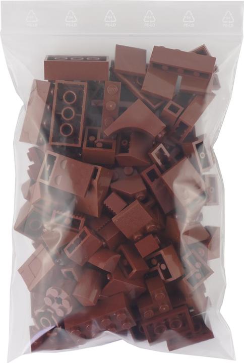 Immagine prodotto LEGO Pietre marroni miste - 50 pezzi - Miscela di mattoni marroni - NUOVO (Accessori LEGO)