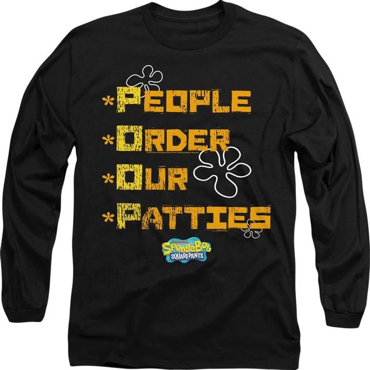 Spongebob Squarepants People Order Our Patties TShirt (S)