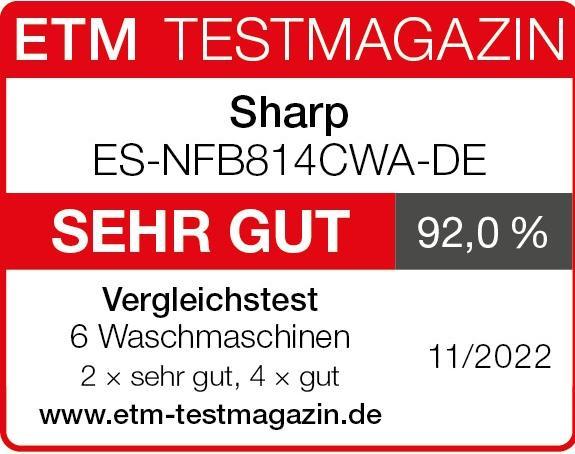 Immagine prodotto Sharp ES-NFB814CWA-DE (8 kg, A sinistra)