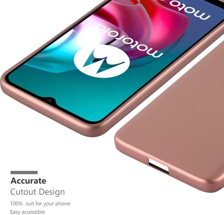 Actual product image Cadorabo TPU Matt Metallic Sleeve (Motorola Moto G10, Motorola Moto G30)