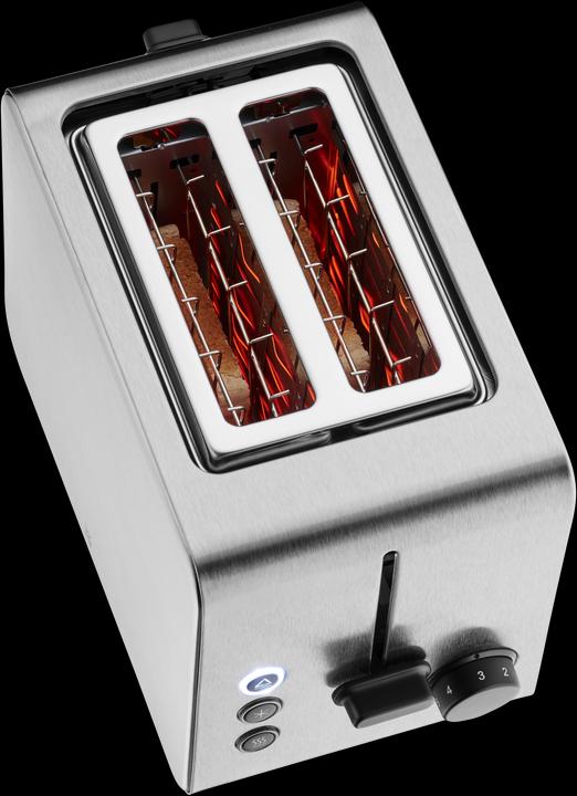 Produktbild WMF Stelio Doppelschlitz-Toaster mit Brötchenaufsatz und Bagel-Funktion