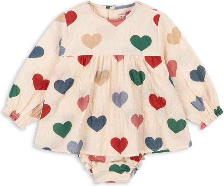 Produktbild Konges Slojd Elin Strampler Bon Coeur Colore Frappe (86)