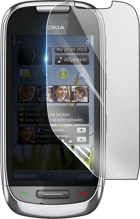 Produktbild 3MK Hydrogel Bildschirmfolie für Nokia C7 (1 Stück, Nokia 7)