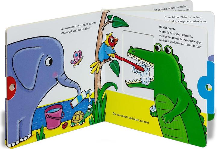 Actual product image Crocodiles also want to brush their teeth (German)
