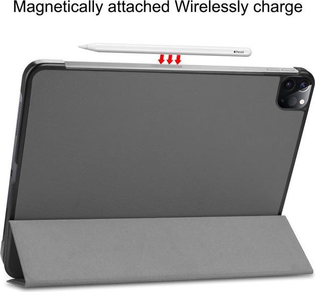 Produktbild MU Classic Dreifach faltbare Leder Hülle (iPad Pro 12.9 2021 (5. Gen))