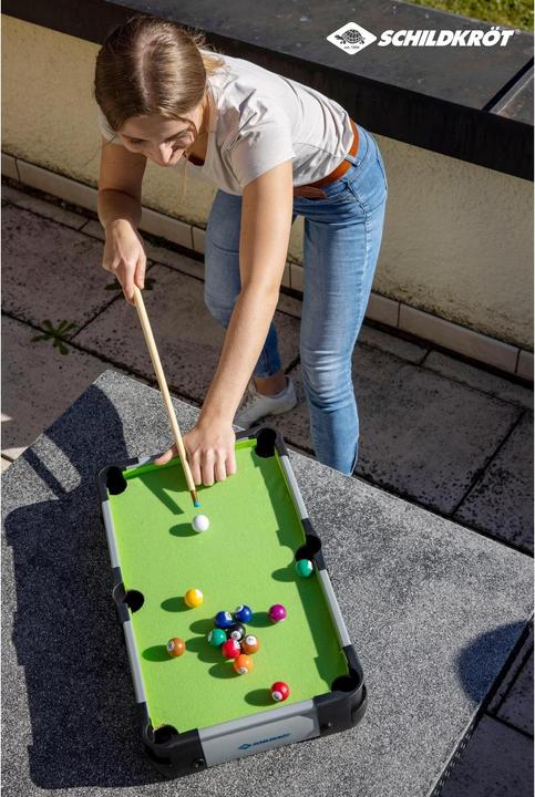 Actual product image Schildkröt Family game mini billiards table