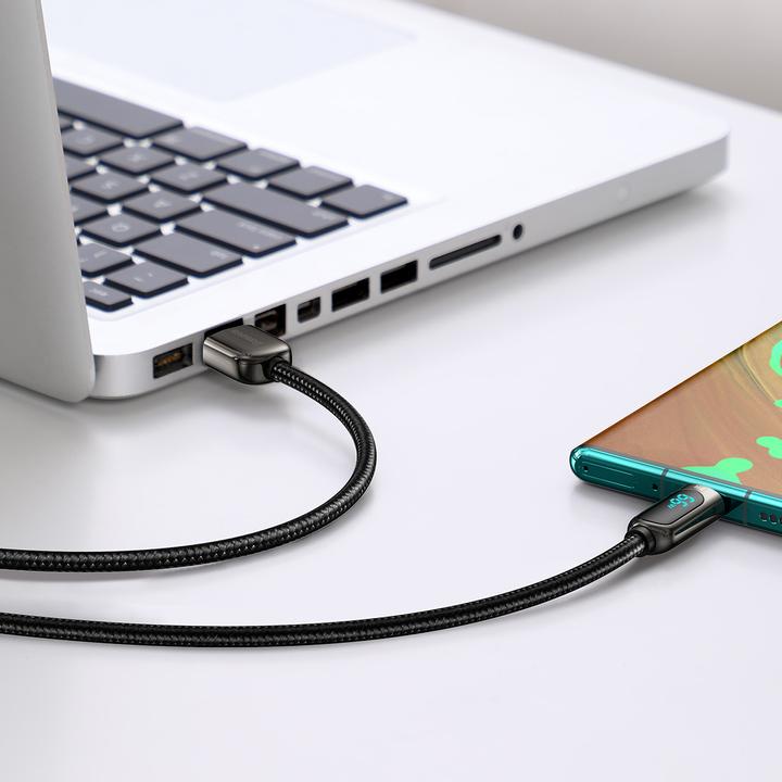 Produktbild Baseus Display Cable USB to Type-C, 66W, 2m (black) (2 m, USB 3.0, 66 W)