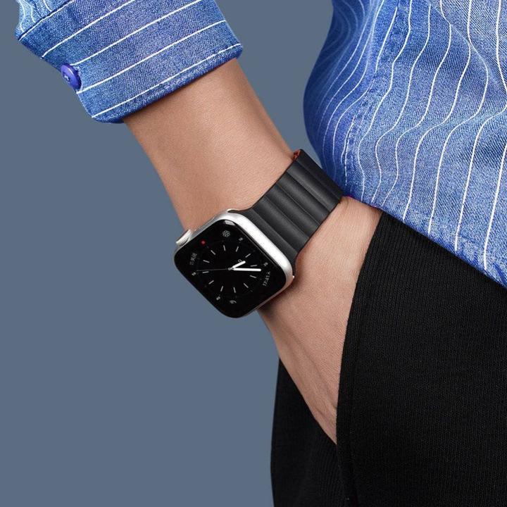 Actual product image Dux Ducis magnetic strap watch strap 7/6/5/4/3/2 (40 mm, 38 mm, 41 mm, Silicone)