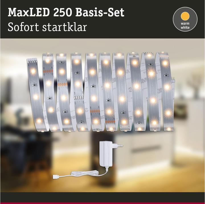 Image du produit Paulmann MaxLED 250 Stripe Set (Blanc chaud, 300 cm, Intérieur)