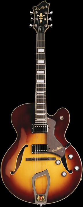 Image du produit Hagstrom Guitare électrique, HJ800, Vintage Sunburst (Guitare électrique, Épicéa)
