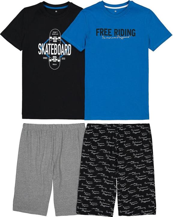 Produktbild La Redoute Collections 2er-Pack Kurzpyjamas aus Jersey (140)