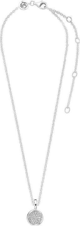 Image du produit Ti Sento Milano Chaîne avec pendentif rond et zirconium 6720ZI (Argent sterling 925, 45 cm)