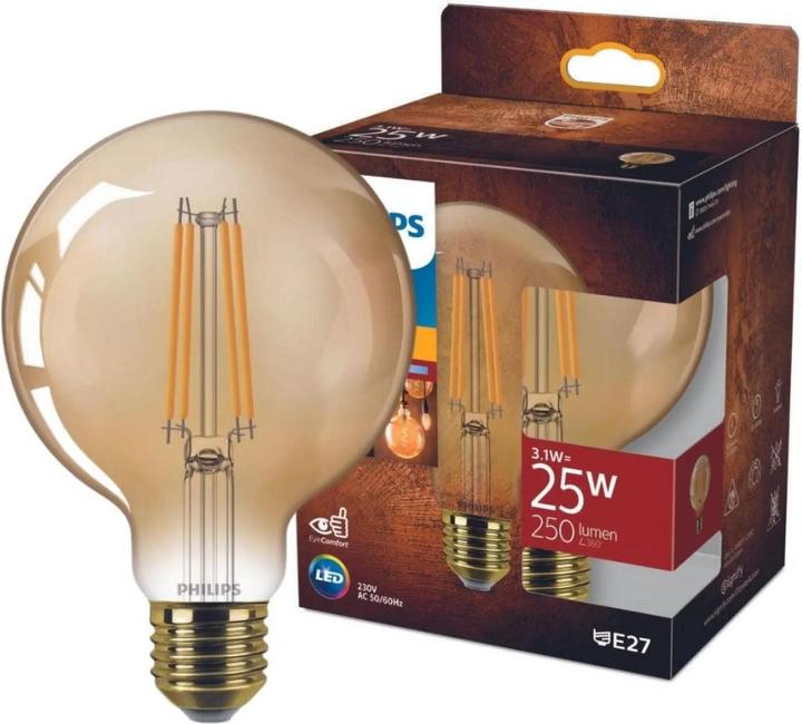 Immagine prodotto Philips Amber (E27, 3.10 W, 250 lm, 1 x, F)