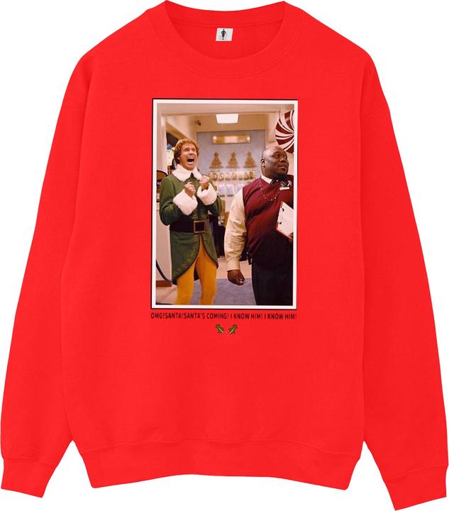 Immagine prodotto Elf OMG Santa Photo Felpa Uomo (XXL)