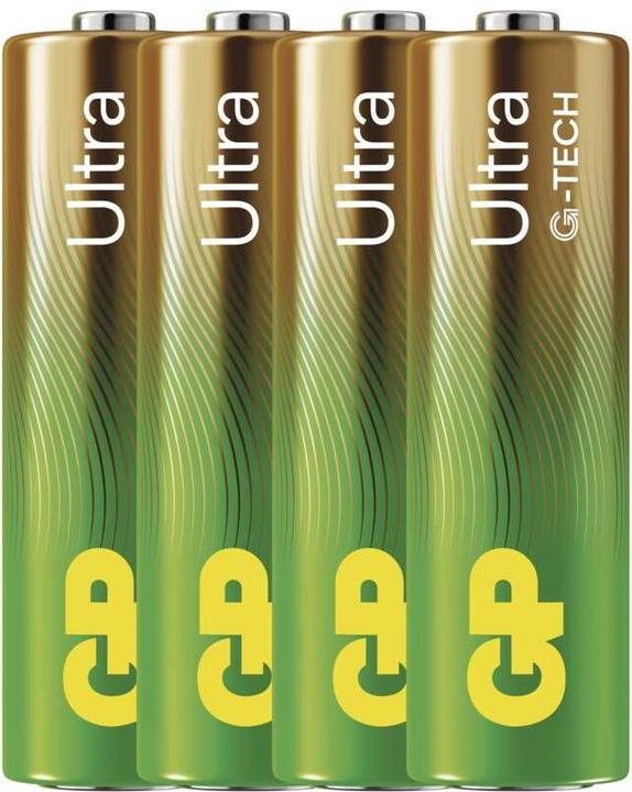 Actual product image GP Batteries Ultra Alkaline Battery AA Mignon 1.5V Blister of 4 (4 pcs., AA)