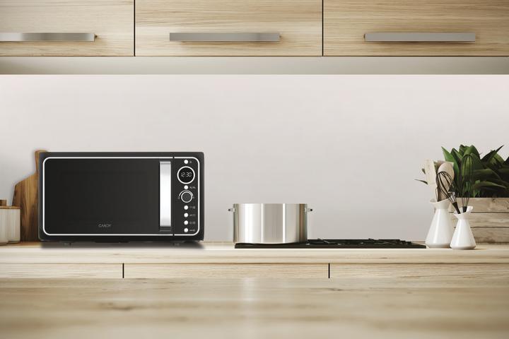 Actual product image Candy Divo G25CMB Flat Surface Microwave with grill 25 L 900 W Black (EU plug, 25 l)