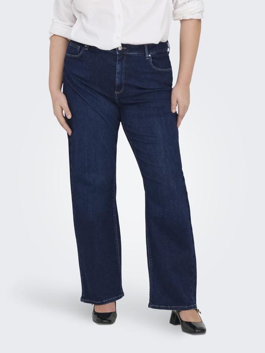 Produktbild Only Weiter Beinschnitt Hohe Taille Curve Jeans Weit geschnitten jeans (W52/L30)