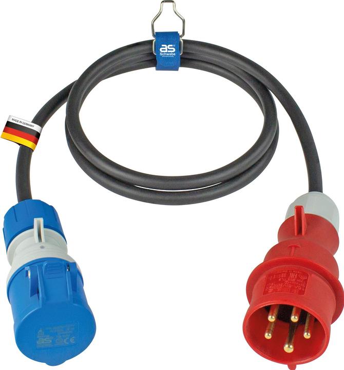 Actual product image As - Schwabe Camping safety plug adapter cable (1.50 m, CEE)