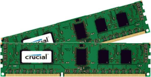 Produktbild Crucial Desktop Memory (2 x 4GB, 1600 MHz, DDR3-RAM, DIMM)
