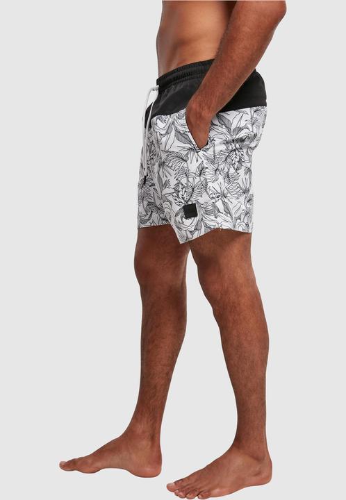 Immagine prodotto Urban Classics Pantaloncini da bagno con motivo a blocchi bassi (S)