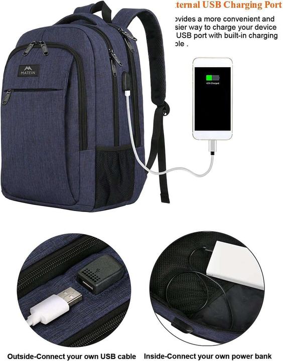 Produktbild Only-Bags.Store Laptop-Rucksack 15,6 Zoll Schulrucksack Teenager wasserdichte Schultasche Anti-Diebstahl mit (32 l)